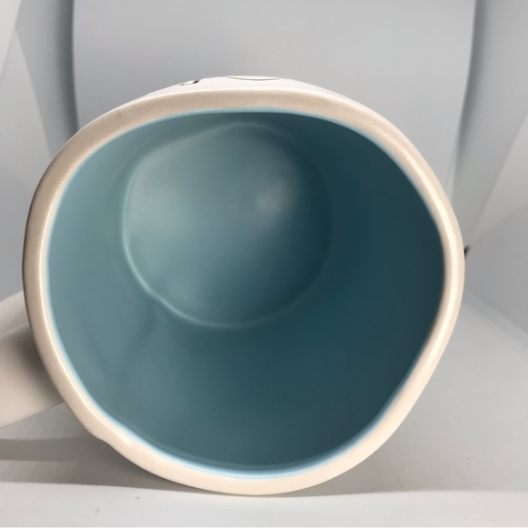 Rae Dunn Robin's Egg Blue Interior Mug Cup Artisan Collection by Magenta NEW - Picture 5 of 8